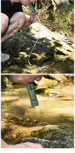 Filterwell Mini Personal Water Filter Straw with Tube and Accessories for Camping, Hiking and Travel