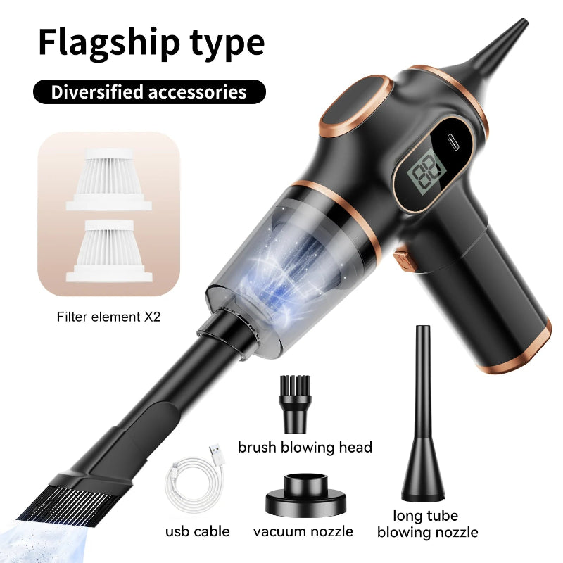 NEW ABS Wireless Car Vacuum Cleaner Mini High-Power Portable