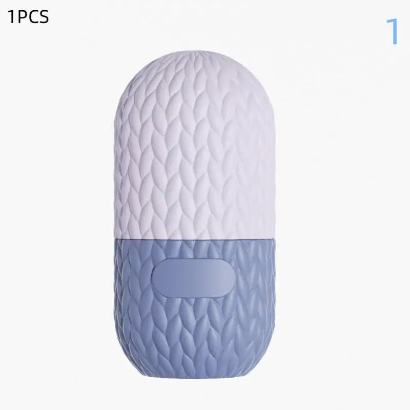 Silicone Cube Tray Shape Facial Ice Roller Reusable Face Massage Roller Skin Care Tool