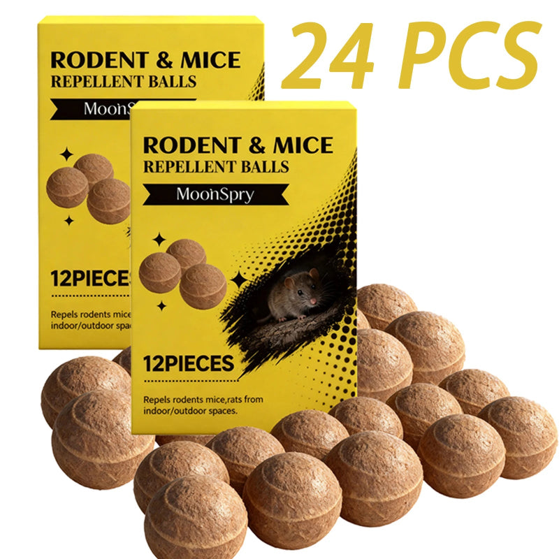 Peppermint Oil Mice Repellent Balls – Long-Lasting Natural Rat Repellent for Indoor & Outdoor Protection