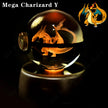 Pokémon 3D Crystal Ball Night Light with Color-Changing LED Base