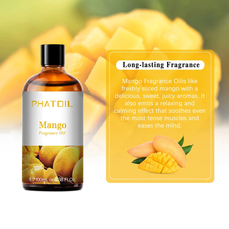 PHATOIL Fragrance Oil - 100ml, Multiple Fruit Scents