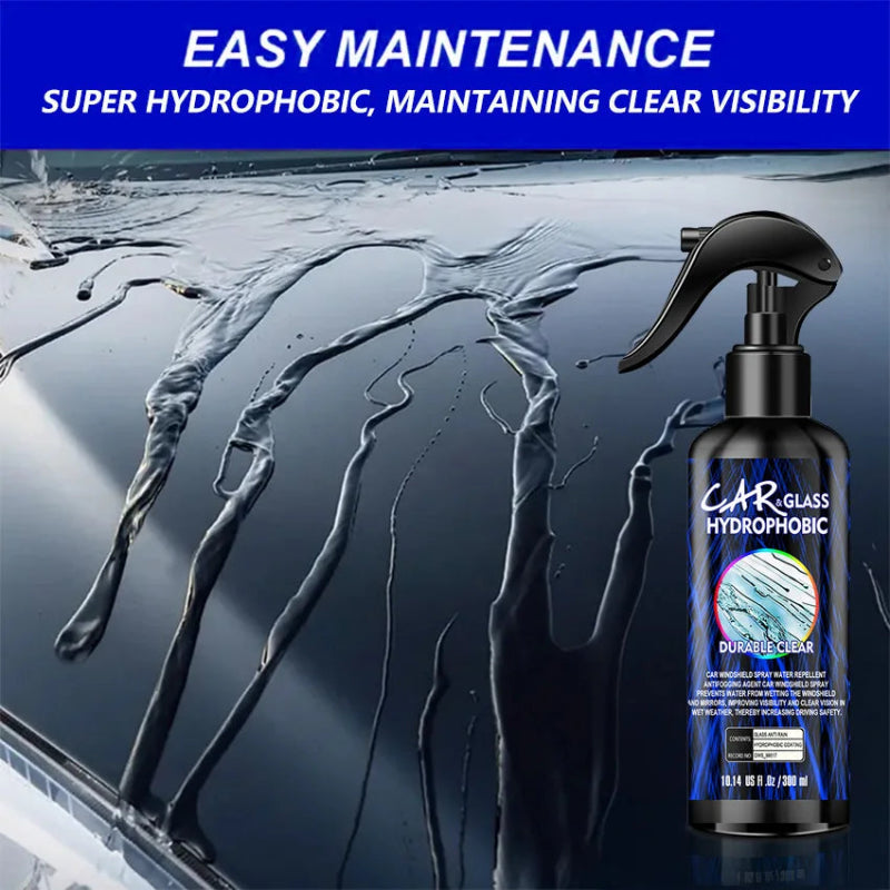 Water Repellent Spray Anti Rain Coating for Car Glass Hydrophobic Windshield Mirror Auto Polish Kit