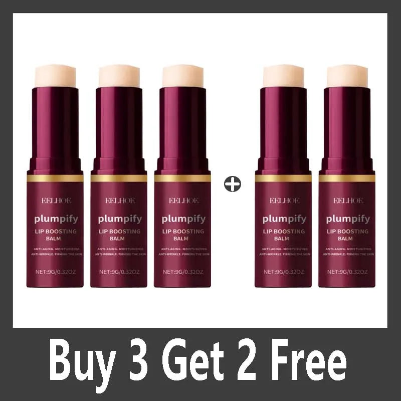 Fast Plumping Lip Balm – Moisturizing Gloss Oil Lip Plumper for Soft Fuller-Looking Lips & Daily Care
