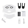 Silicone LED Face & Neck Mask – 7 Color Photon LED Red Light Infrared Therapy Facial Mask for Skin Care