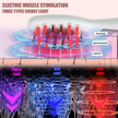 Electric Hair Growth Comb Oil Applicator with Red & Blue LED, Vibration Scalp Massage Brush