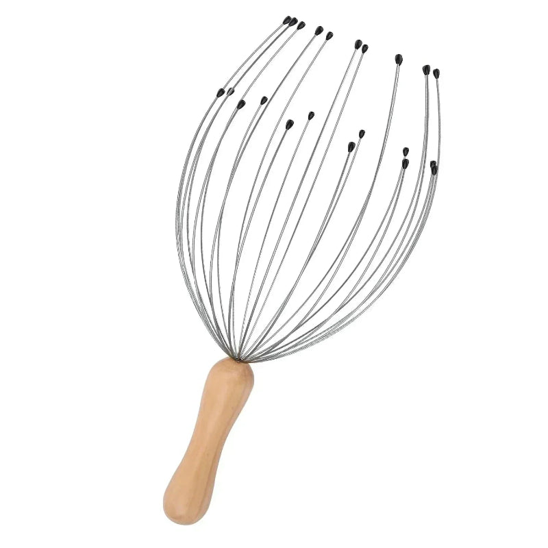 Octopus Head Massager – Scalp Scratcher & Itch Relief Tool | 20/24/28 Fingers
