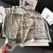 Women’s Printed Square Hair Scarf for Neck and Bag Styling