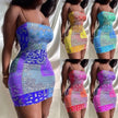 Colorful Bandana Print Bodycon Dress