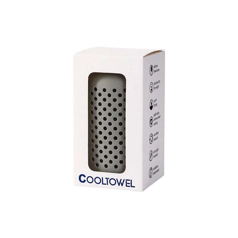 Cooling Towel with Silicone Capsule Case for Gym Running Travel and Outdoor Activities