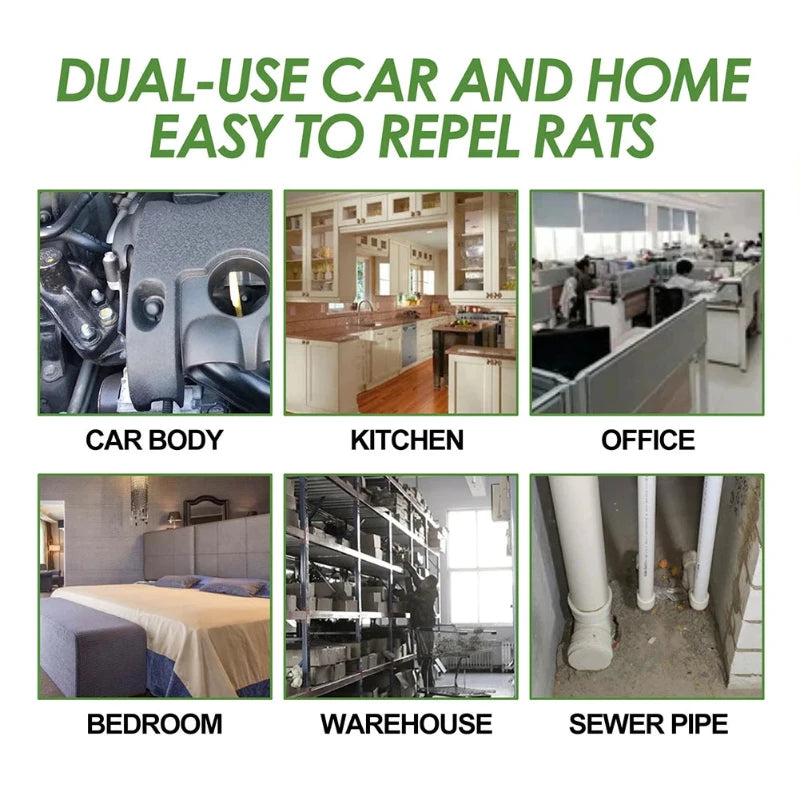 8Pcs Peppermint Oil Mouse Repellent for Mice Rats Squirrels Indoor Outdoor Pest Control