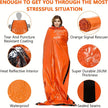 Emergency Sleeping Bag Mylar Blanket Waterproof Lightweight Survival Shelter for Camping & Hiking