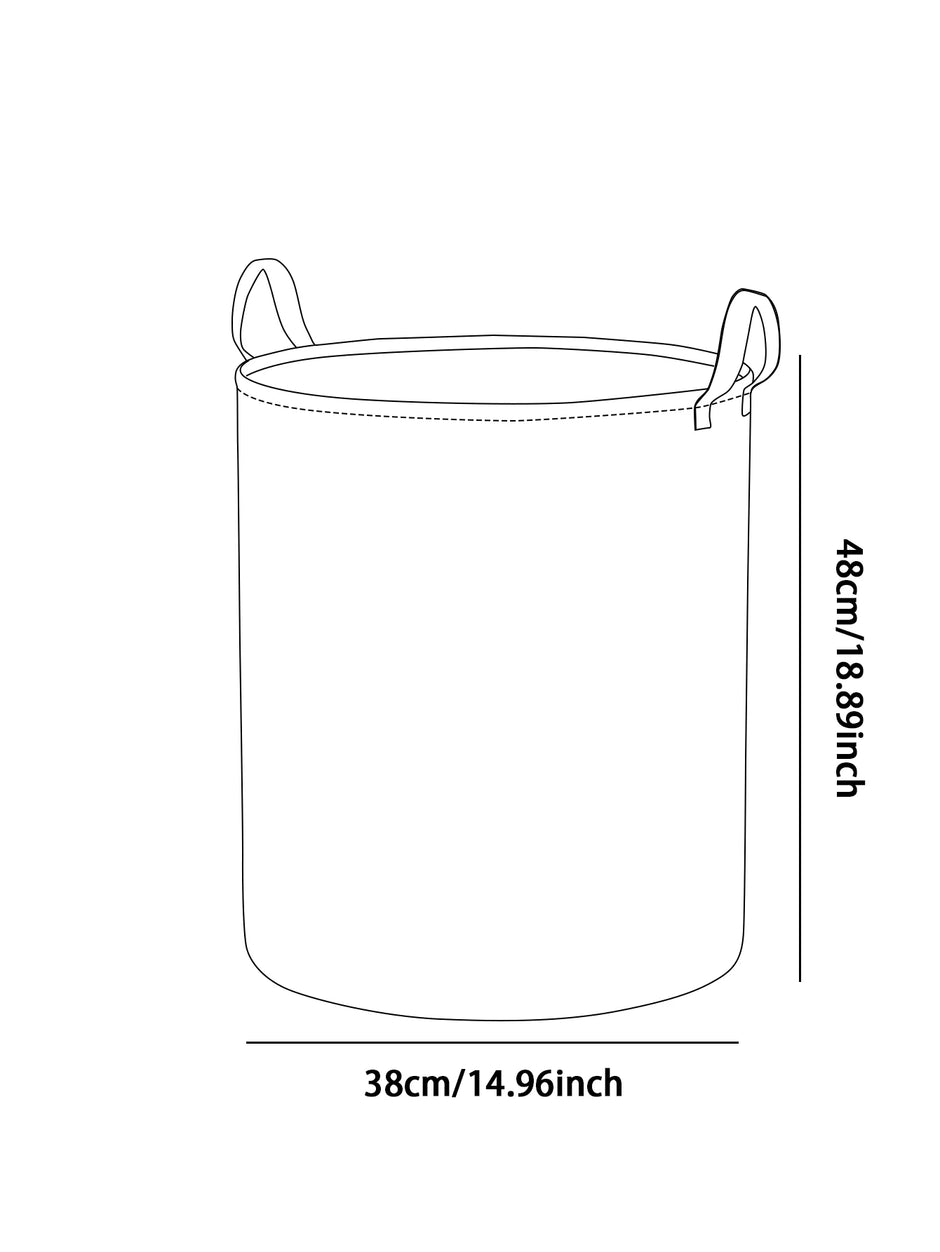 Animal Laundry Basket Foldable Canvas Storage Basket