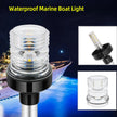 12V/24V Waterproof LED Marine Boat Navigation Light 180° Rotating Sailing Anchor Light