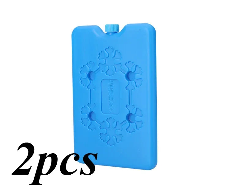 Reusable Ice Pack Water Injection Cooler Box for Lunch Bags & Fresh Food Storage