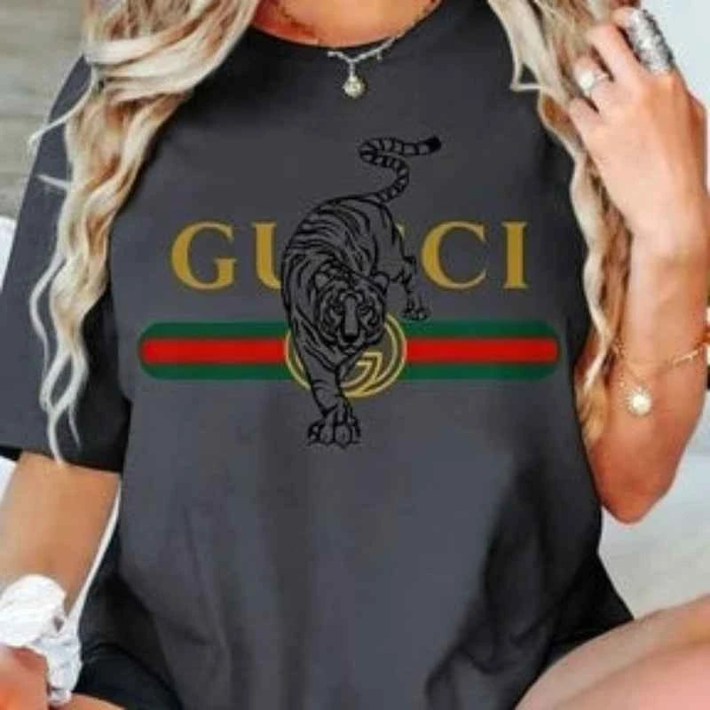 Gucci Tiger Graphic T-shirt – Stylish Casual Wear for Women