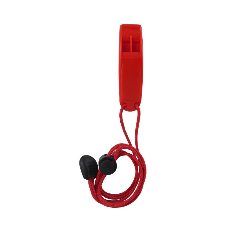 1PC Orange Emergency Safety Whistle with Reflective Lanyard for Camping, Hiking, Kayaking and Fishing