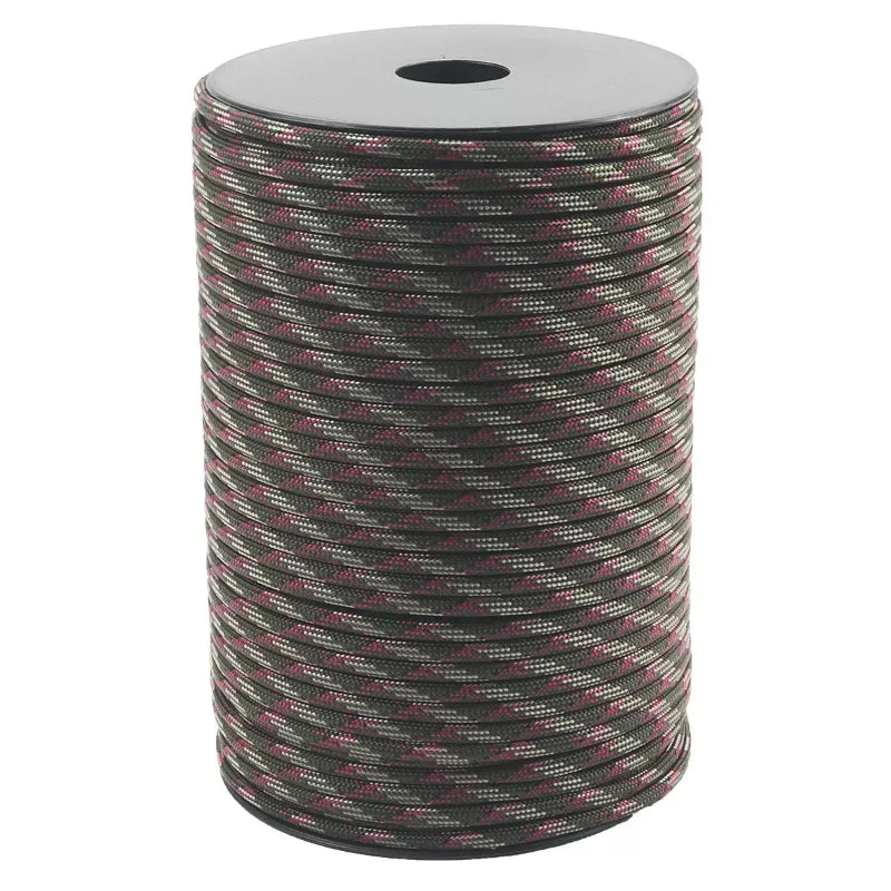 30/50/100M 4mm Paracord 9 Core 650 Military Standard Parachute Rope for Camping, Survival, DIY Bracelets & Outdoor Use