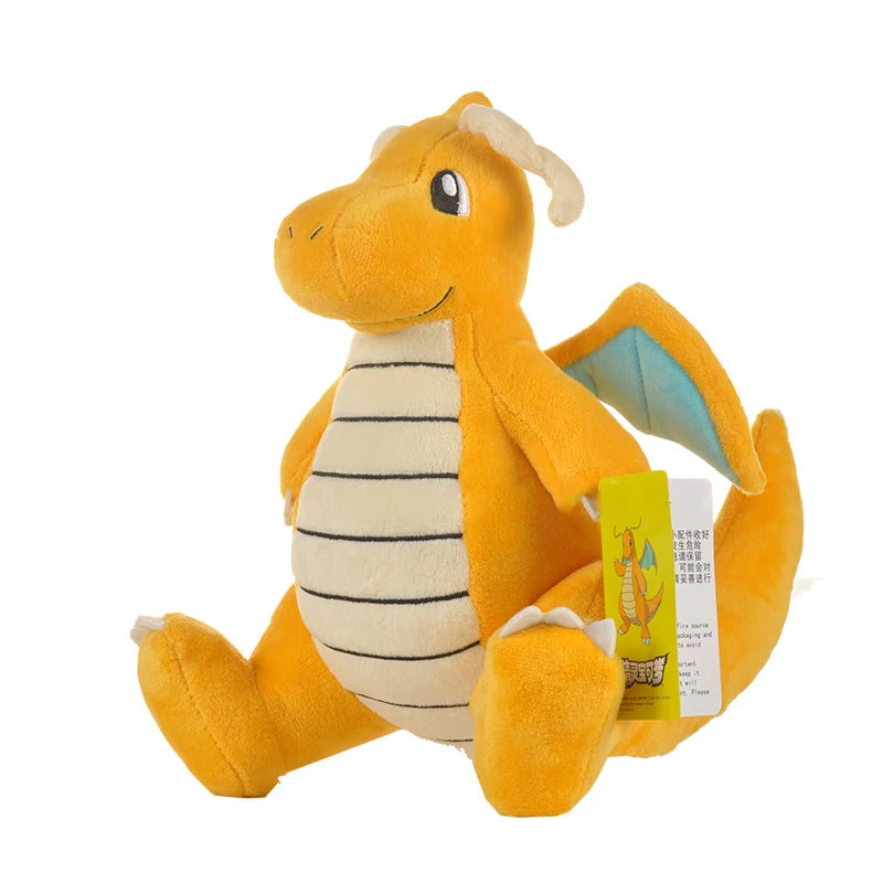 Dragonite Plush Toy - Soft Stuffed Doll & Throw Pillow