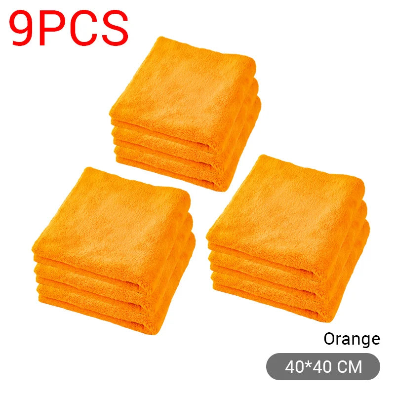 SEAMETAL 600GSM Microfiber Car Cleaning Towels 40×40cm