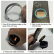 2PCS 360° Rotating Magnetic Vacuum Suction Cup Car Phone Holder – Adjustable Phone Mount Stand for iPhone & Android