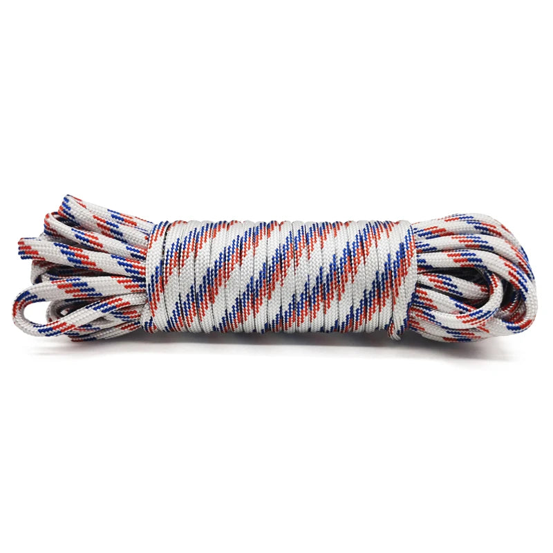 550 Paracord Rope 4mm 7-Core Survival Cord 5m/15m/30m Outdoor Camping Hiking Utility Rope