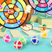 Montessori Cartoon Animal Dart Board Sticky Ball Game for Kids 2-4 Years Educational Interactive Toy Baby Family Indoor Activity