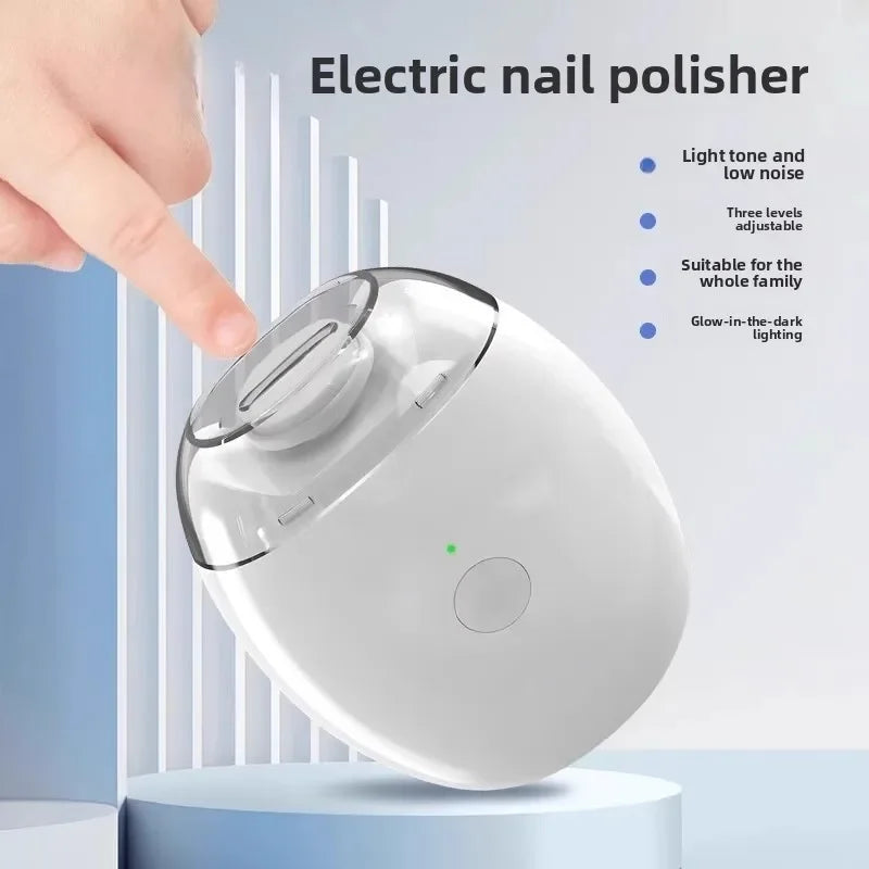 Electric Nail Cutter – White Nail Trimming Device