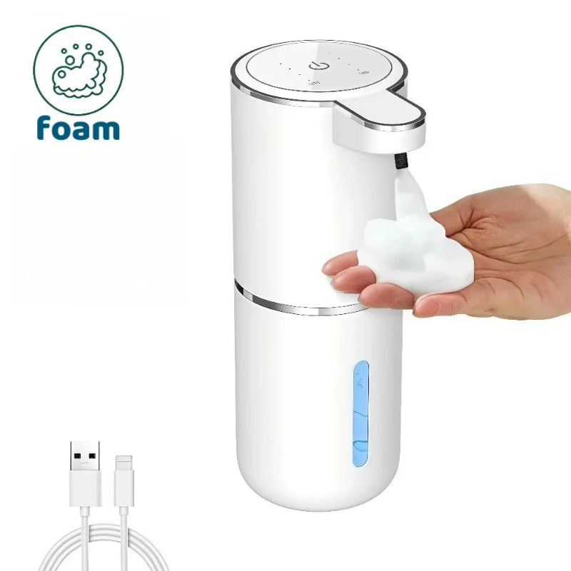 Automatic Touchless Soap Dispenser – USB Rechargeable Electric Liquid & Foam Pump with Infrared Sensor