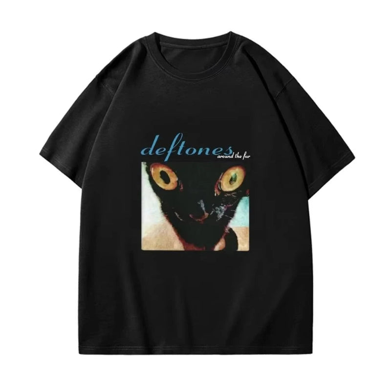 Deftones “Miles Beyond the Sound” Black Graphic T-Shirt