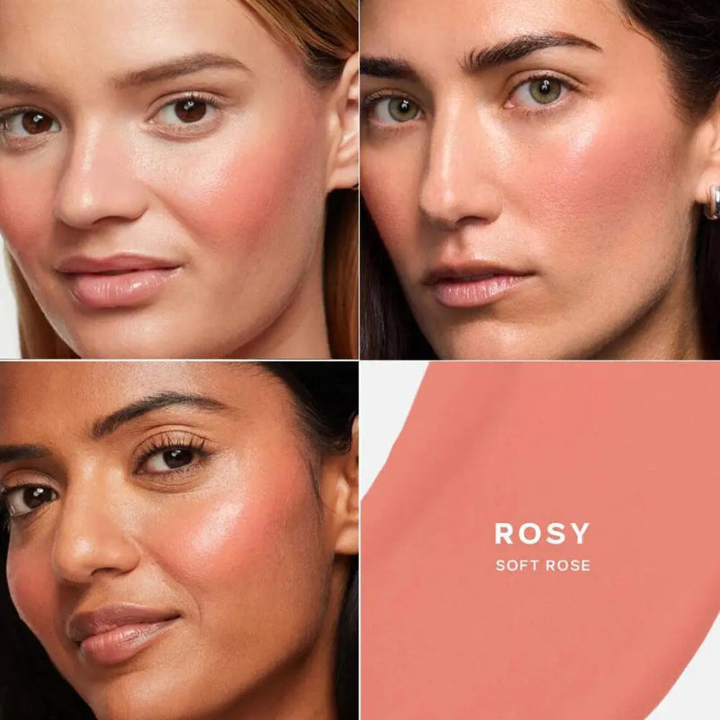 Saie Liquid Blush Highlighter – Illuminating Facial Makeup with Soft Shimmer Finish