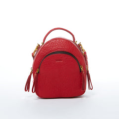 Amanda Red Convertible Backpack Purse