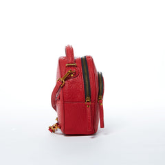 Amanda Red Convertible Backpack Purse