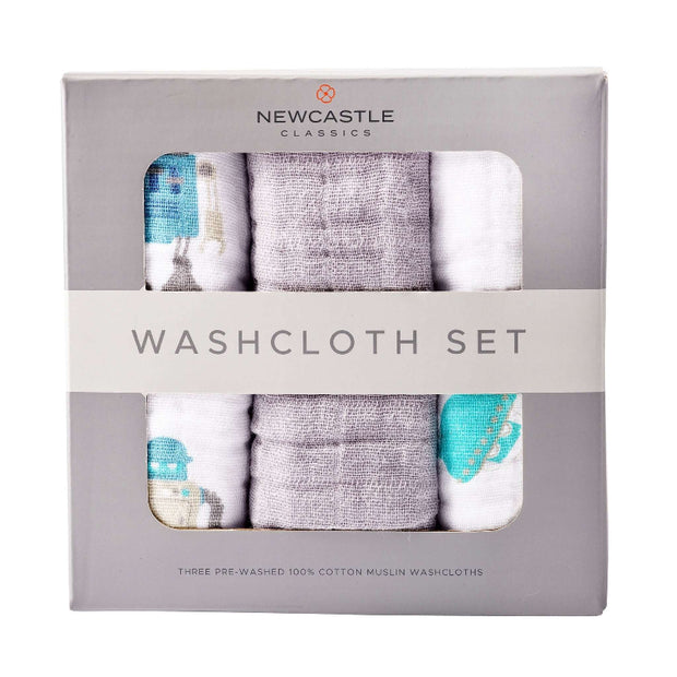 Robot Washcloth Set