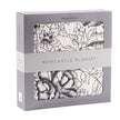 American Rose Newcastle Blanket in elegant packaging, featuring floral design and branding.