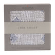 Mountain Peak Muslin Crib Sheet