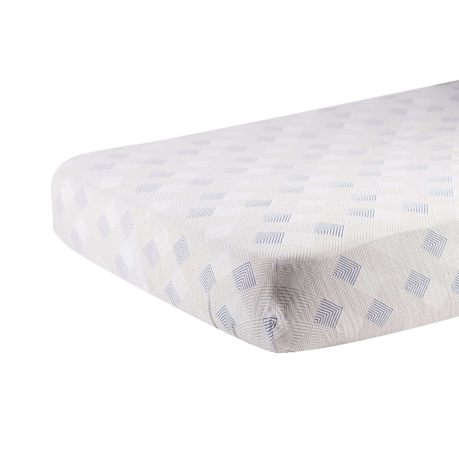 Mountain Peak Muslin Crib Sheet