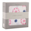 Primrose Indigo Crib Sheet