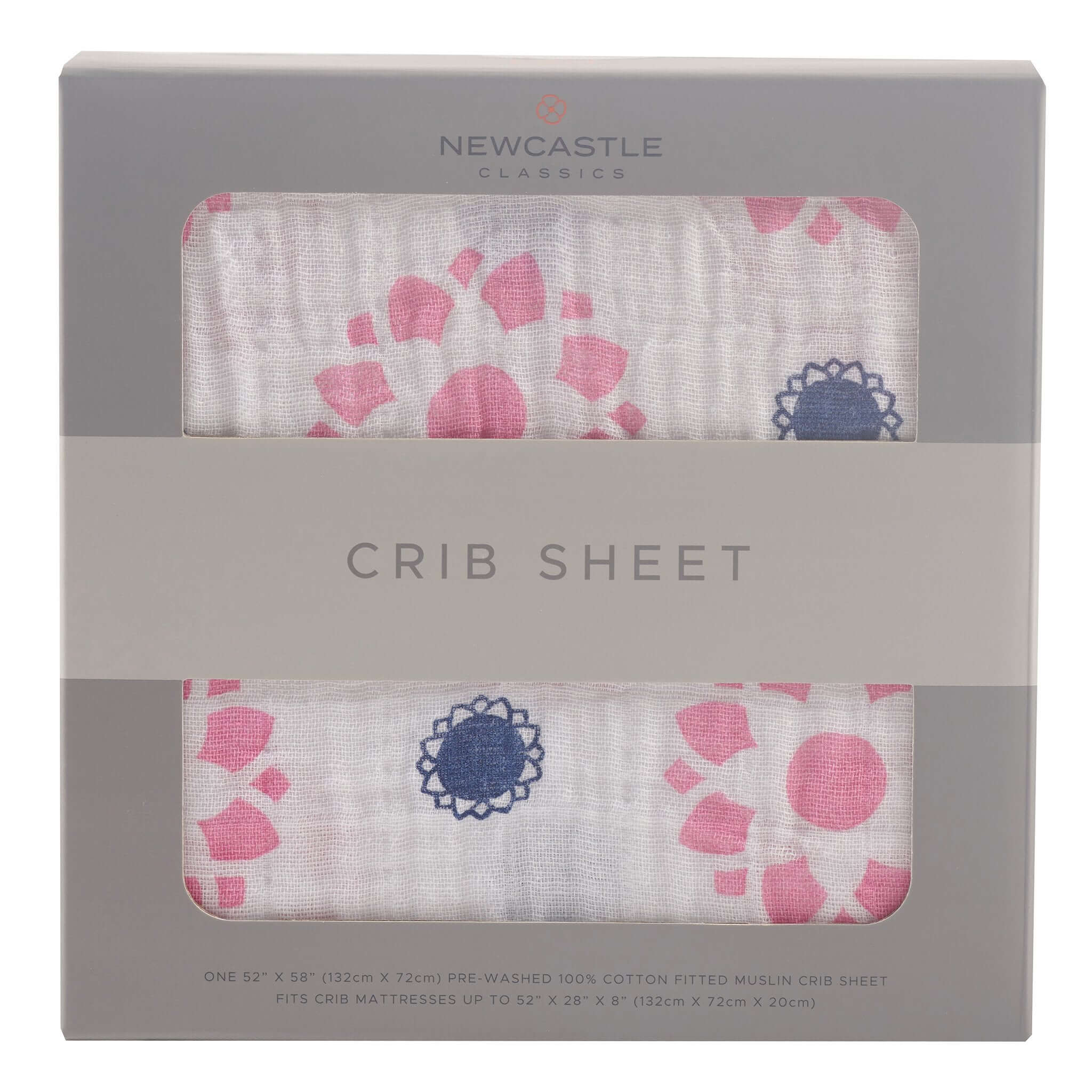 Primrose Indigo Crib Sheet