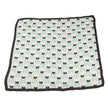 Peekaboo Cats Blanket featuring an adorable pattern of various cats on a soft fabric background.