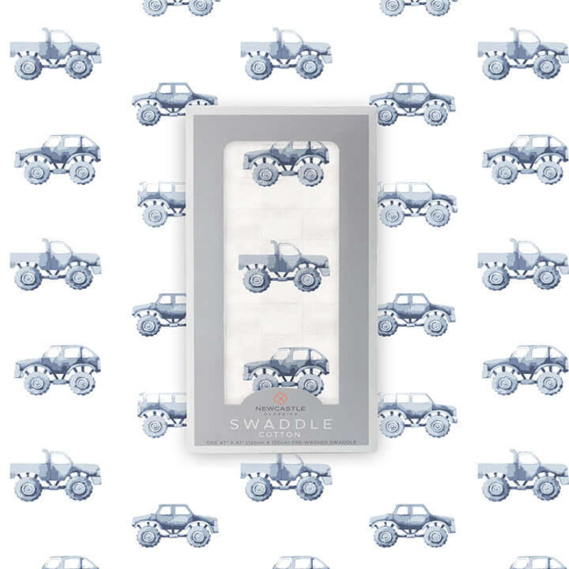 Indigo Monster Swaddle