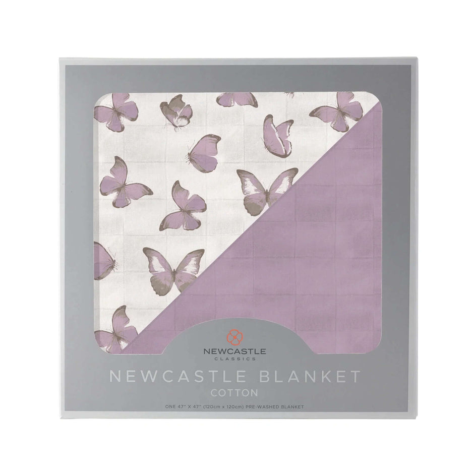 Butterfly Lavender Blanket