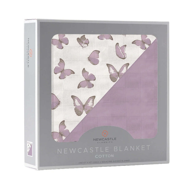 Butterfly Lavender Blanket