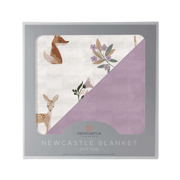 Lavender Animal Throw