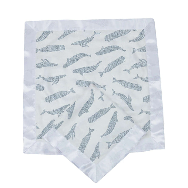 Blue Whales Bamboo Blankie – Soft, Cozy Comfort for Your Little Ones