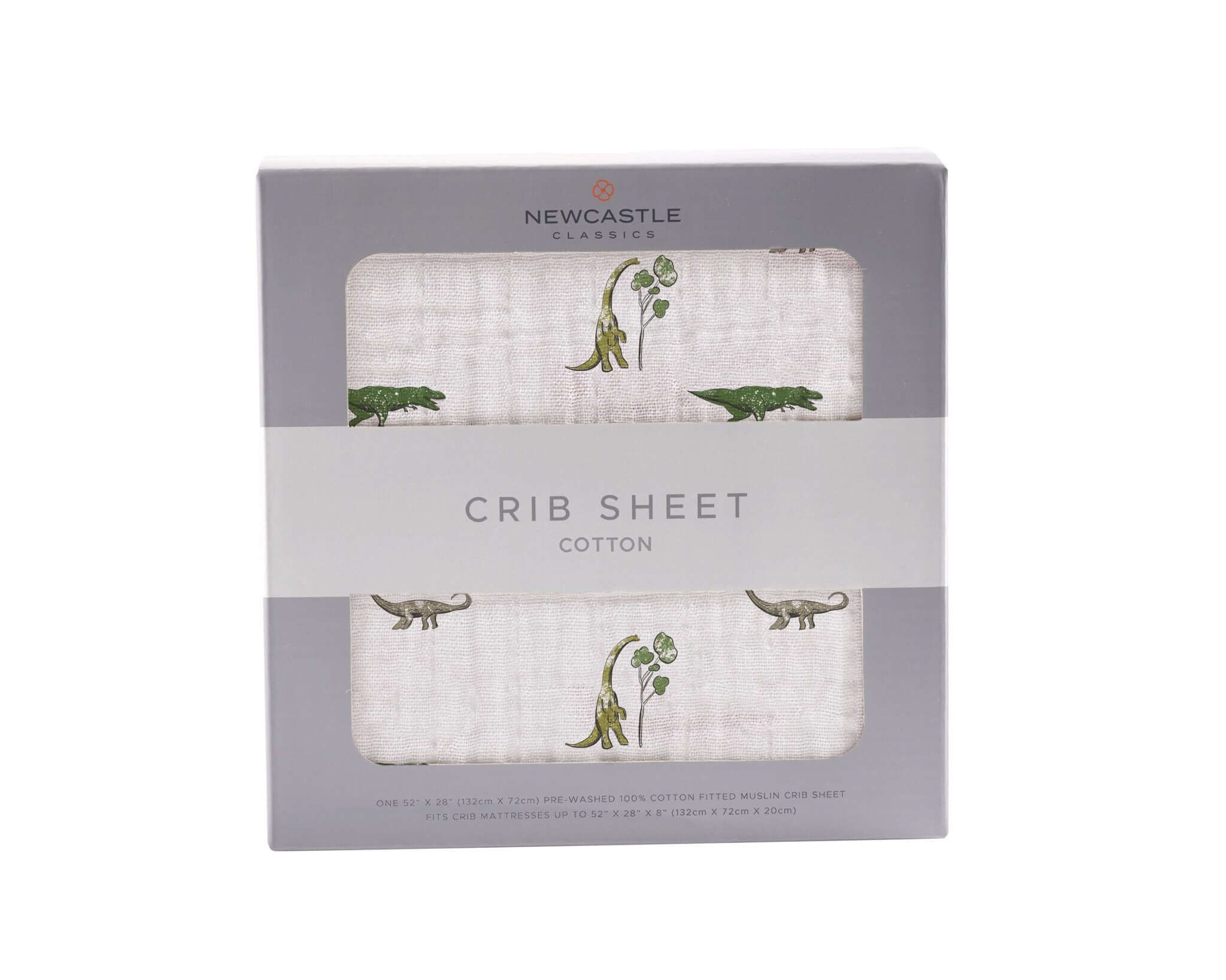 Dino Days Muslin Crib Sheet