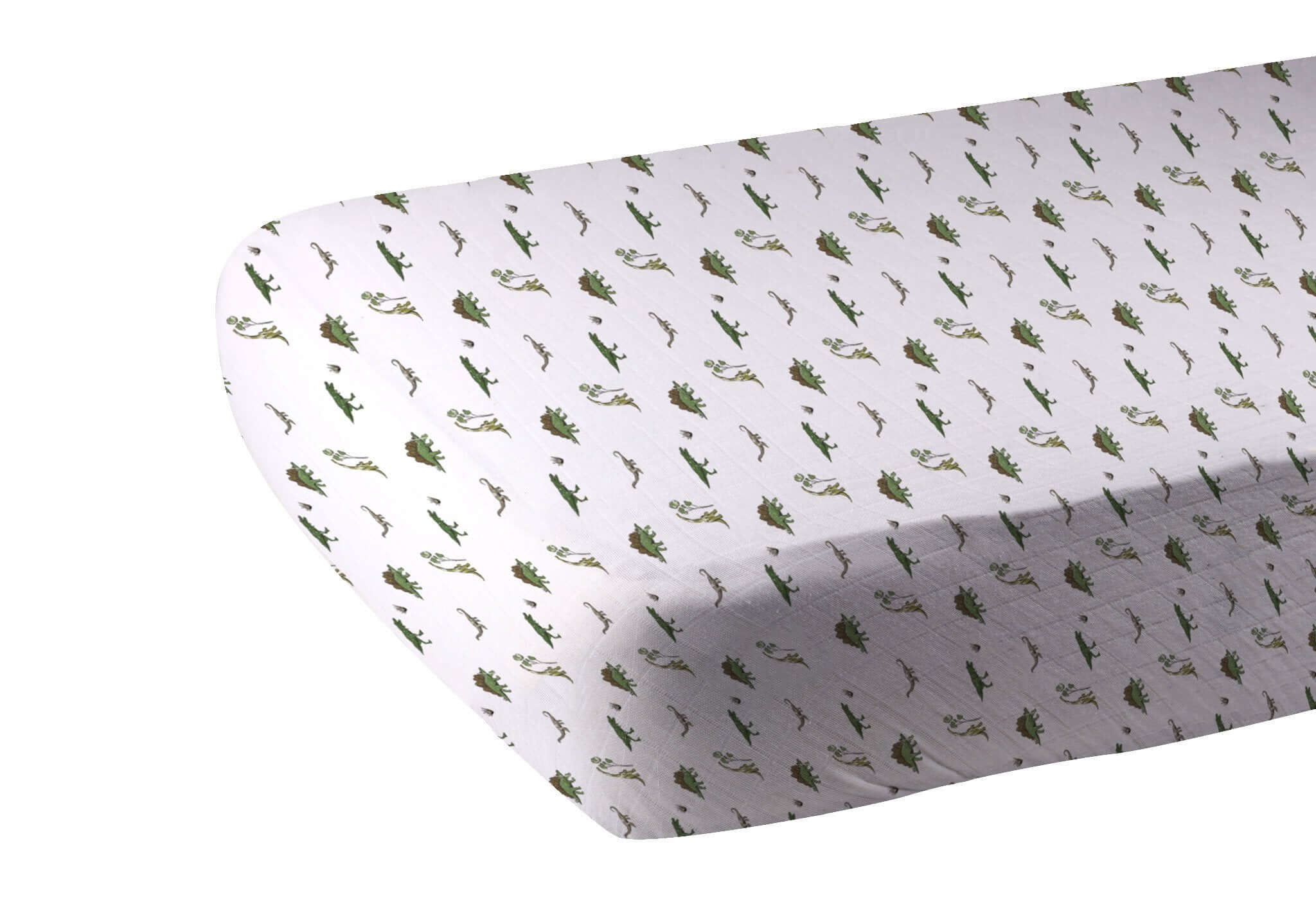 Dino Days Muslin Crib Sheet