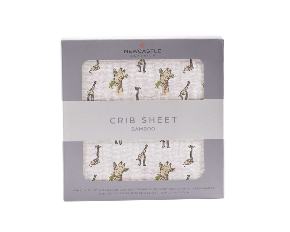 Giraffe Muslin Sheet