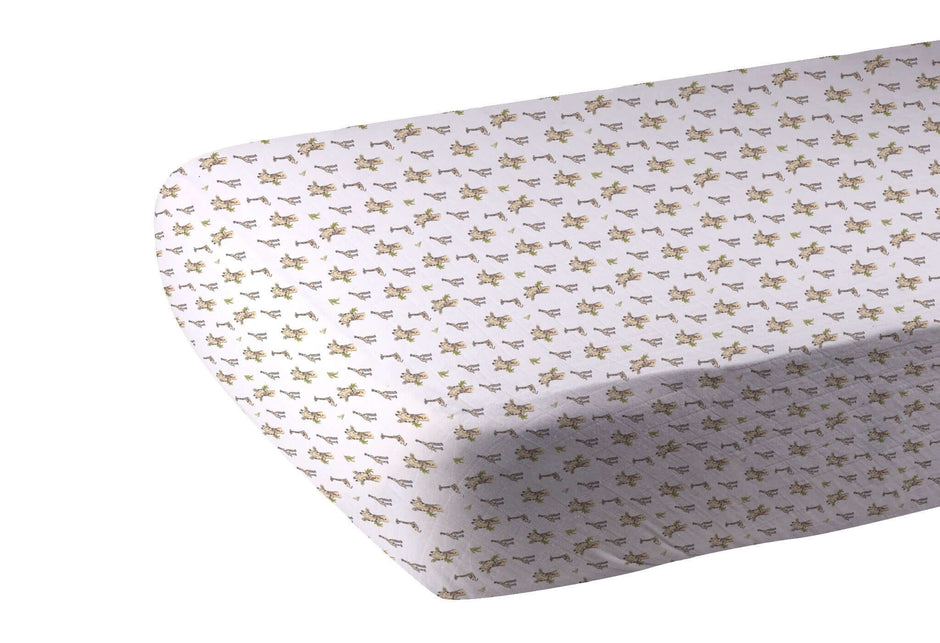 Giraffe Muslin Sheet