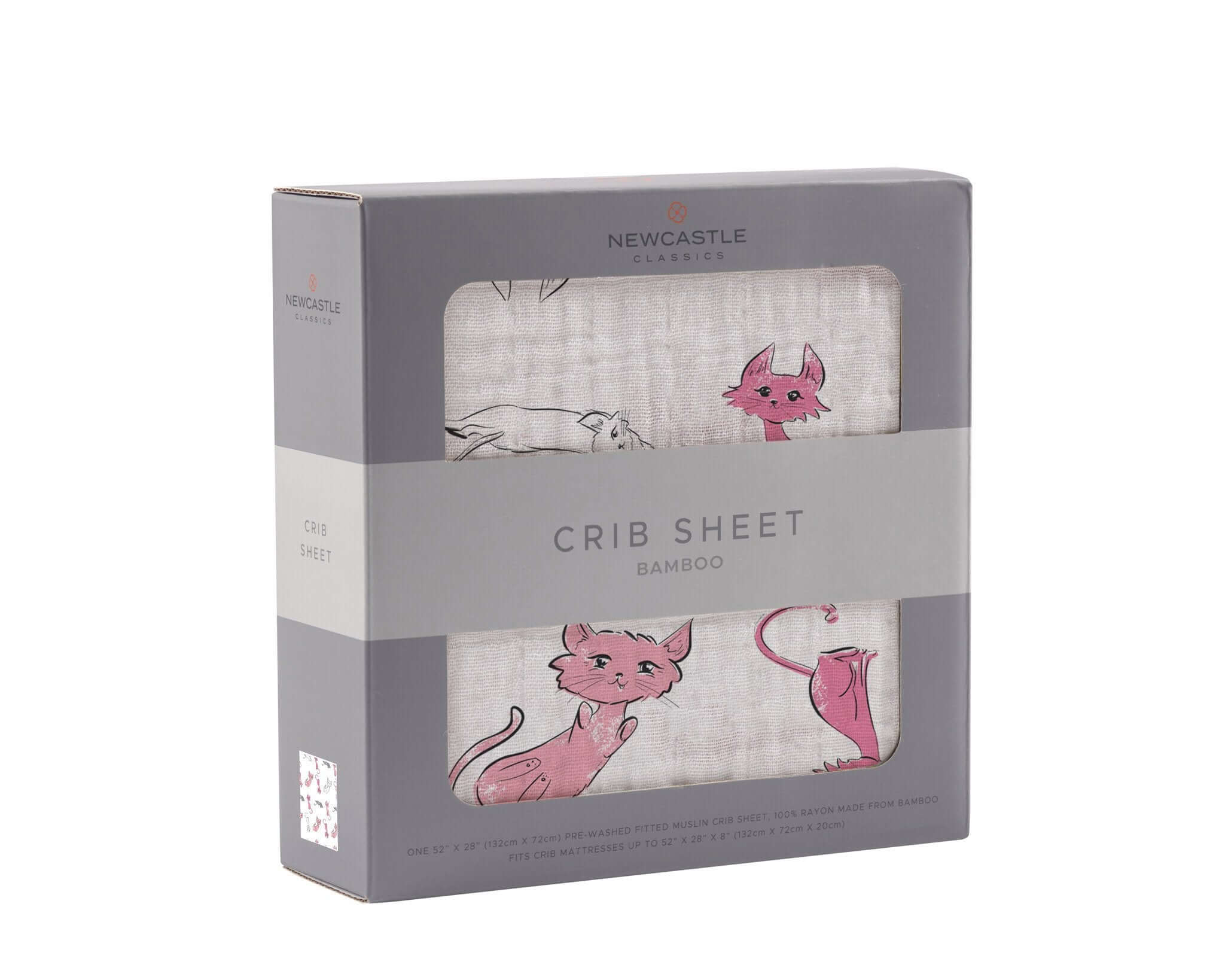 Playful Kitty Crib Sheet